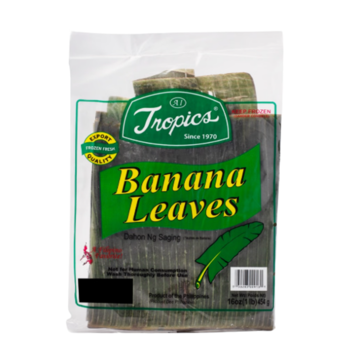 Tropics Banana Leaves Round 6" - 30/16oz