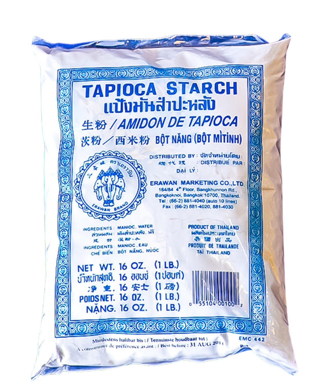 Erawan Tapioca Starch (Blue) - 24/454g | 16oz