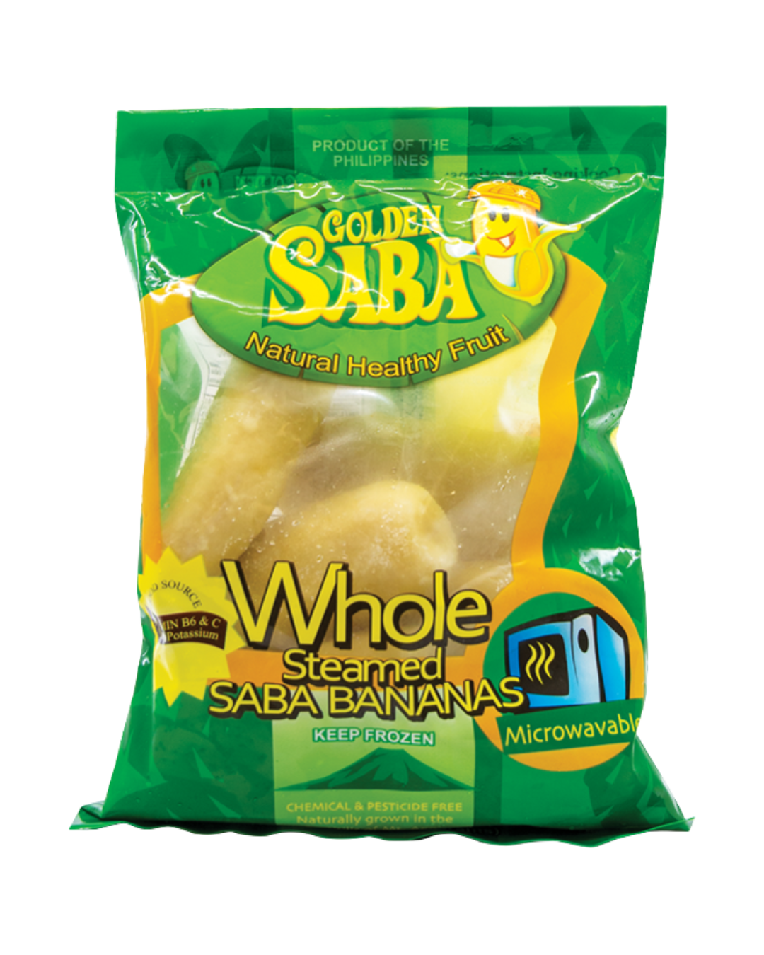 Golden Saba Whole Bananas - 6/4lb