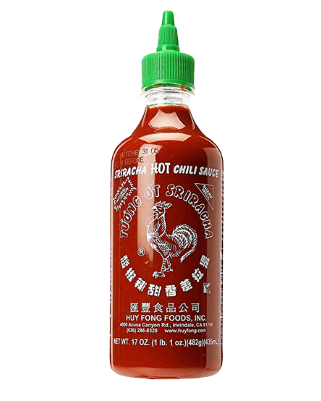 HUY FONG Sriracha Hot Chili Sauce - 12/433ml | 17oz