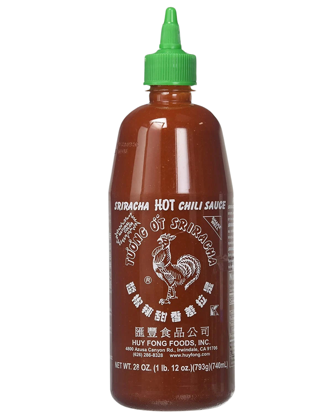 HUY FONG Sriracha Hot Chili Sauce - 12/714ml | 28oz