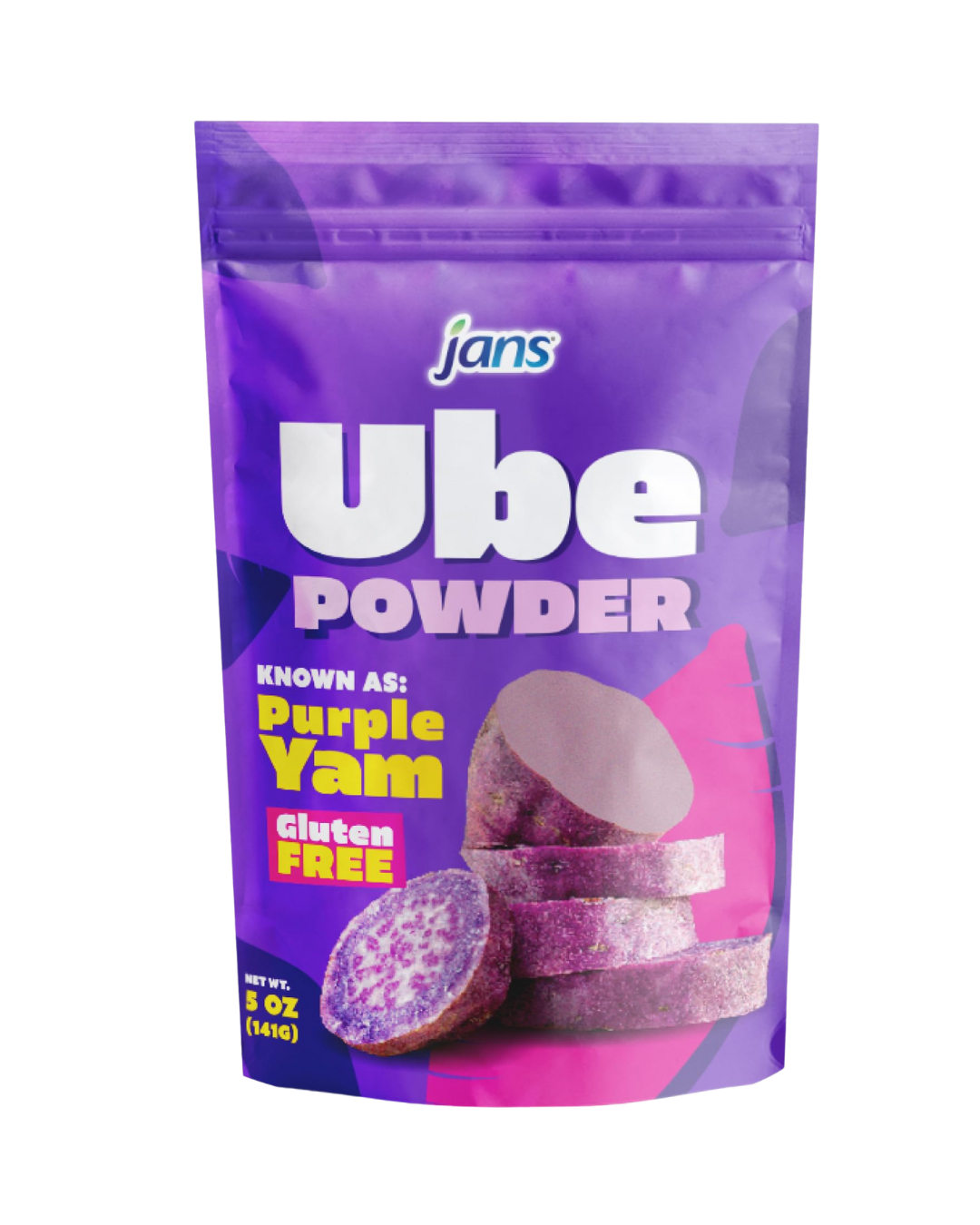 JANS Natural Ube Powder (Purple Yam) - 2x24/5oz