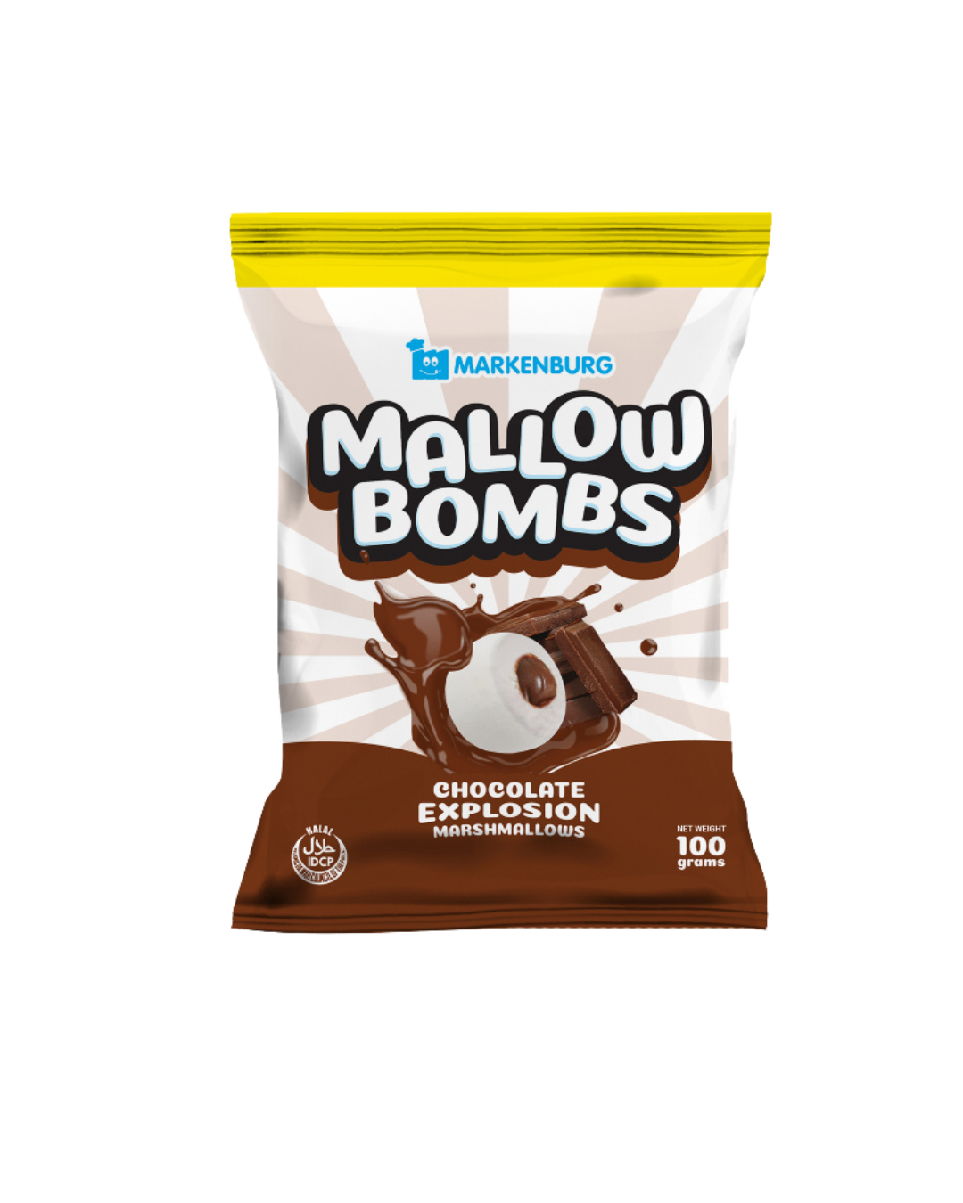 Markenburg Mallow Bombs Chocolate - 24/100g