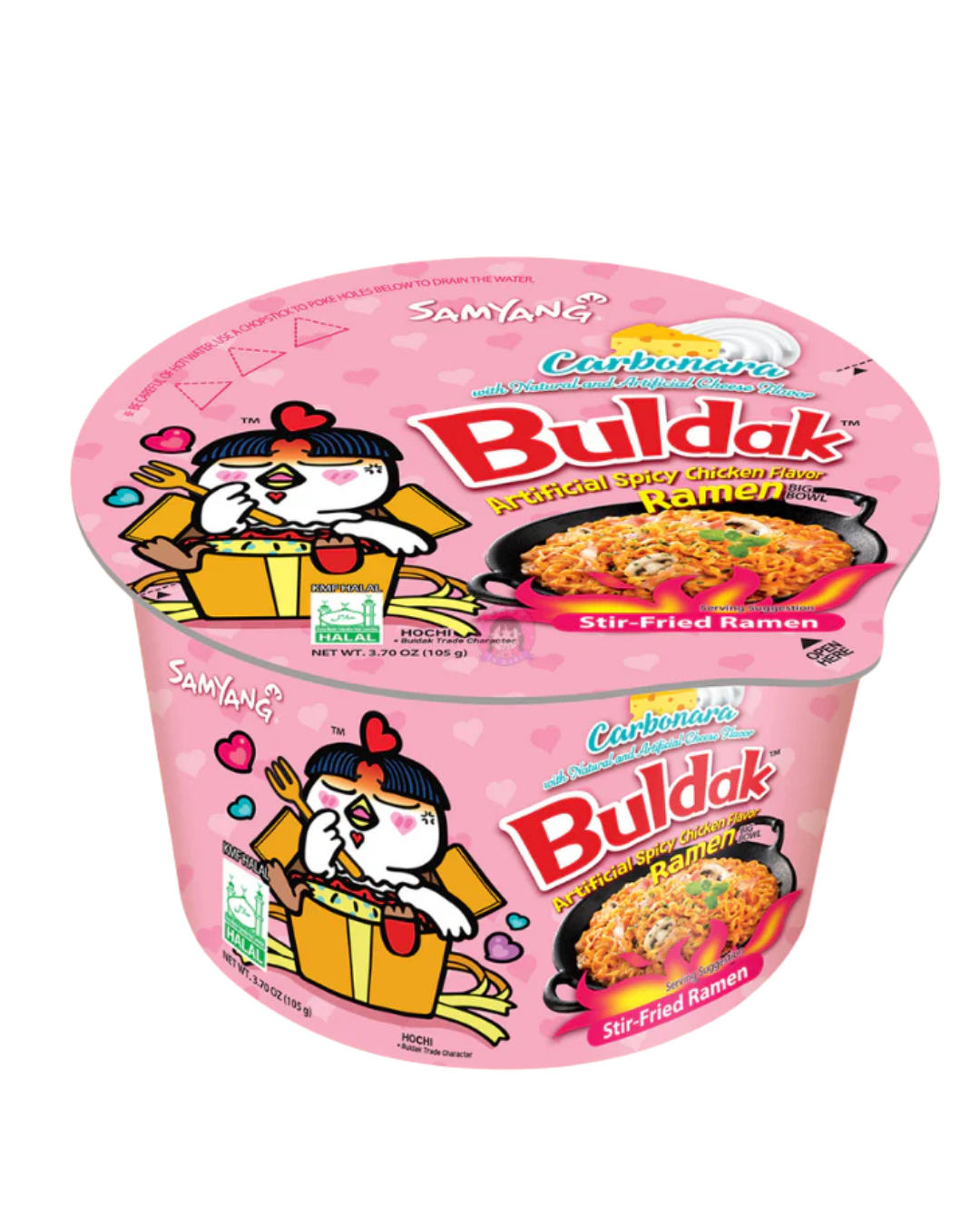 Samyang Buldak Carbonara Hot Chicken (Bowl) - 16/105g | 3.70oz
