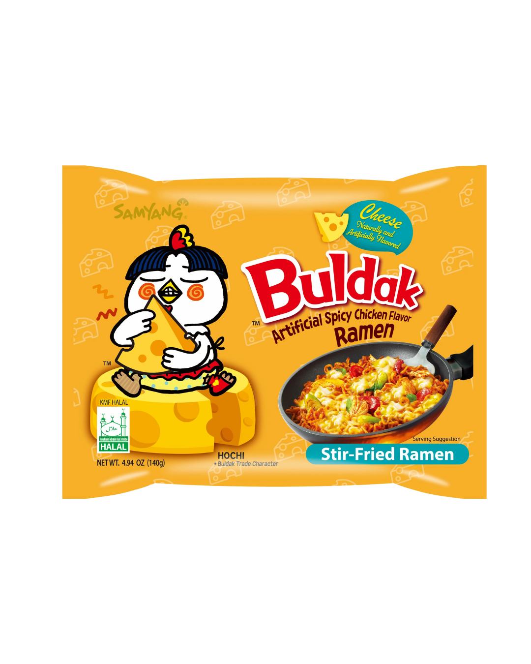 Samyang Buldak Quattro Cheese Spicy Chicken - 8x5/140g | 4.94oz
