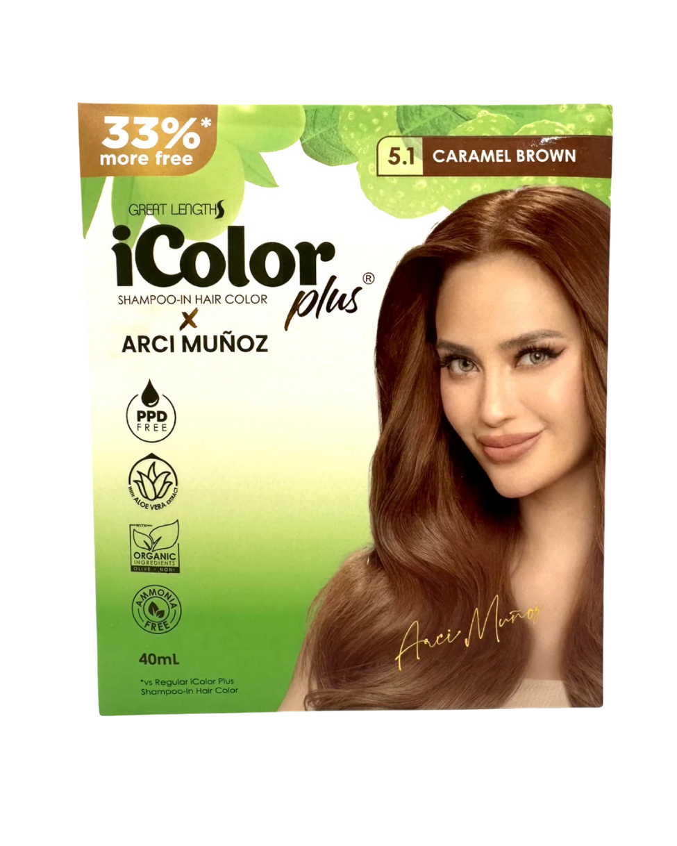 iColor Shampoo-In Hair Color – Caramel Brown - 1x10/40ml