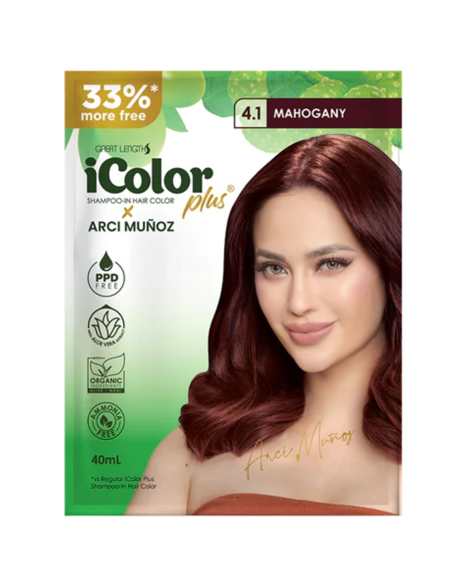 iColor Shampoo-In Hair Color - Mahogany Brown – 1x10/40ml