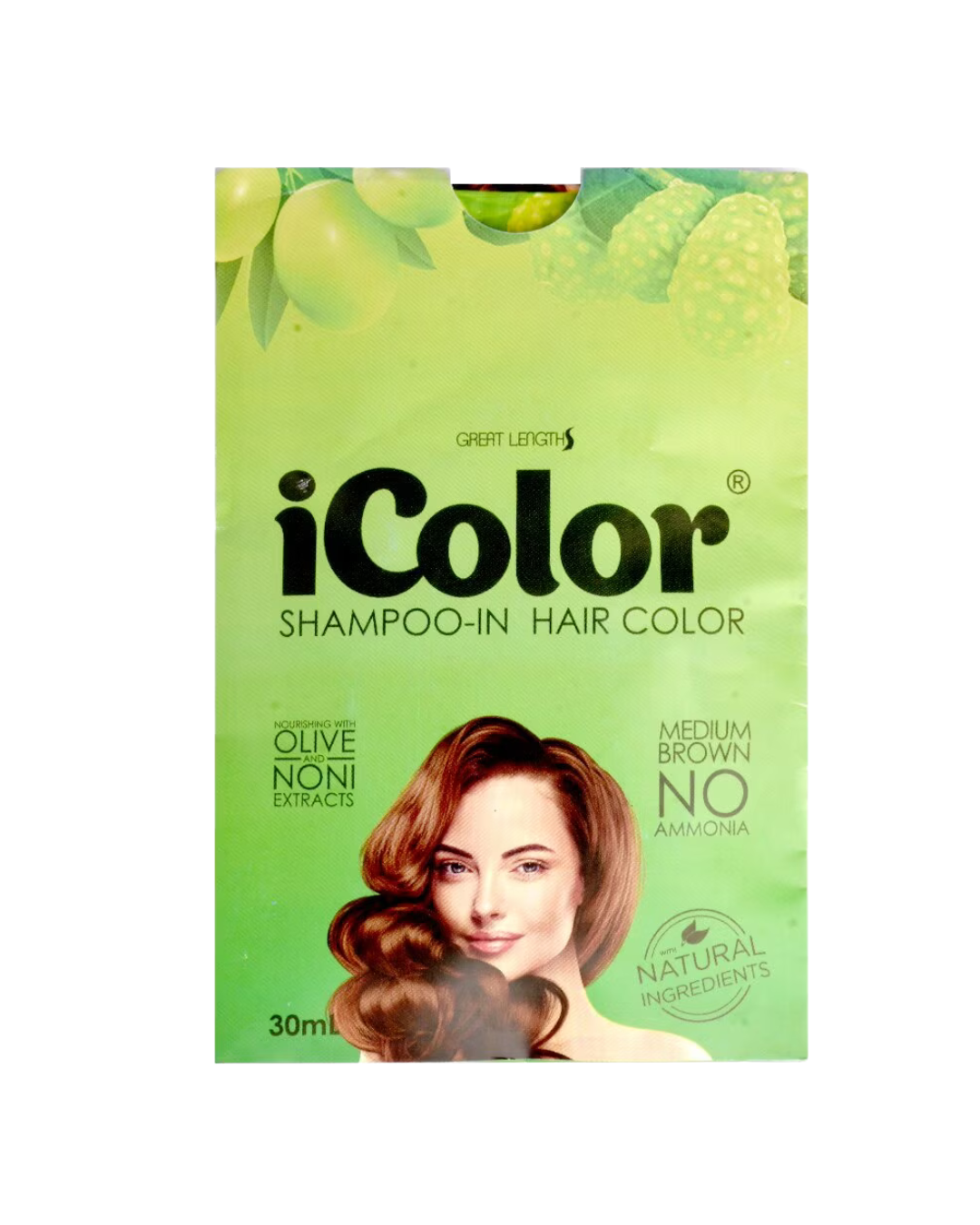 iColor Shampoo-In Hair Color Medium Brown – 1x10/30ml