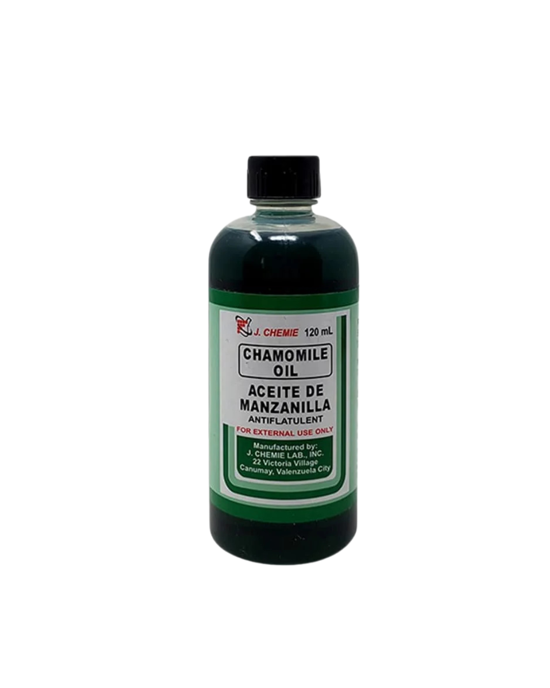 J. Chemie Aceite de Manzanilla – 1/120ml (96’s)