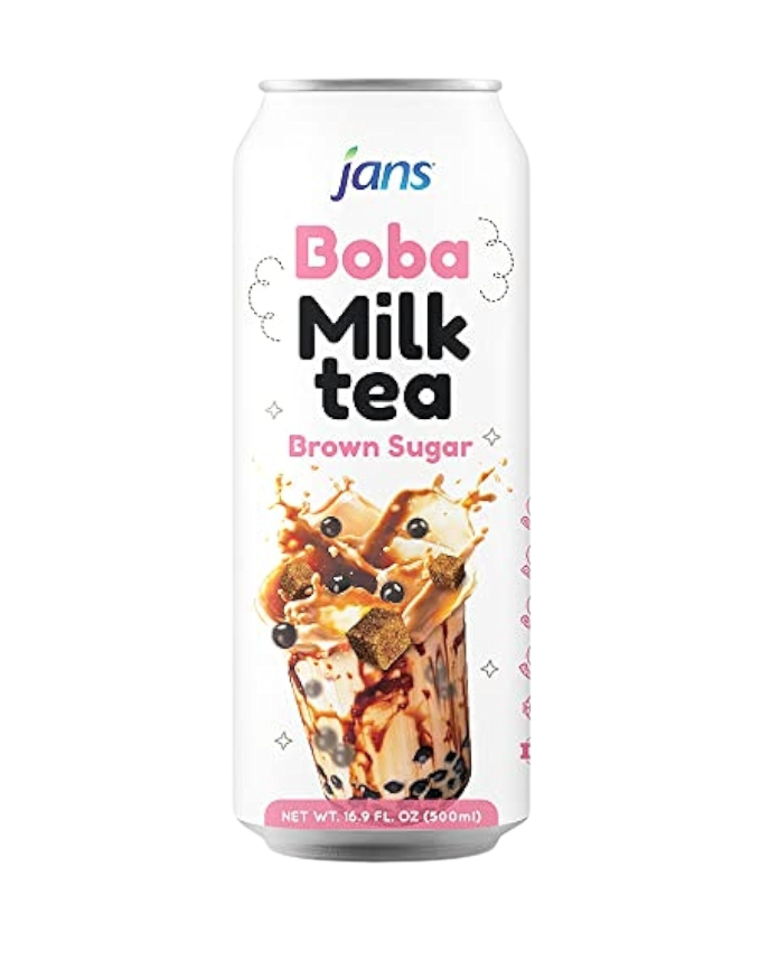 Jans Boba Milk Tea Brown Sugar - 24/290ml