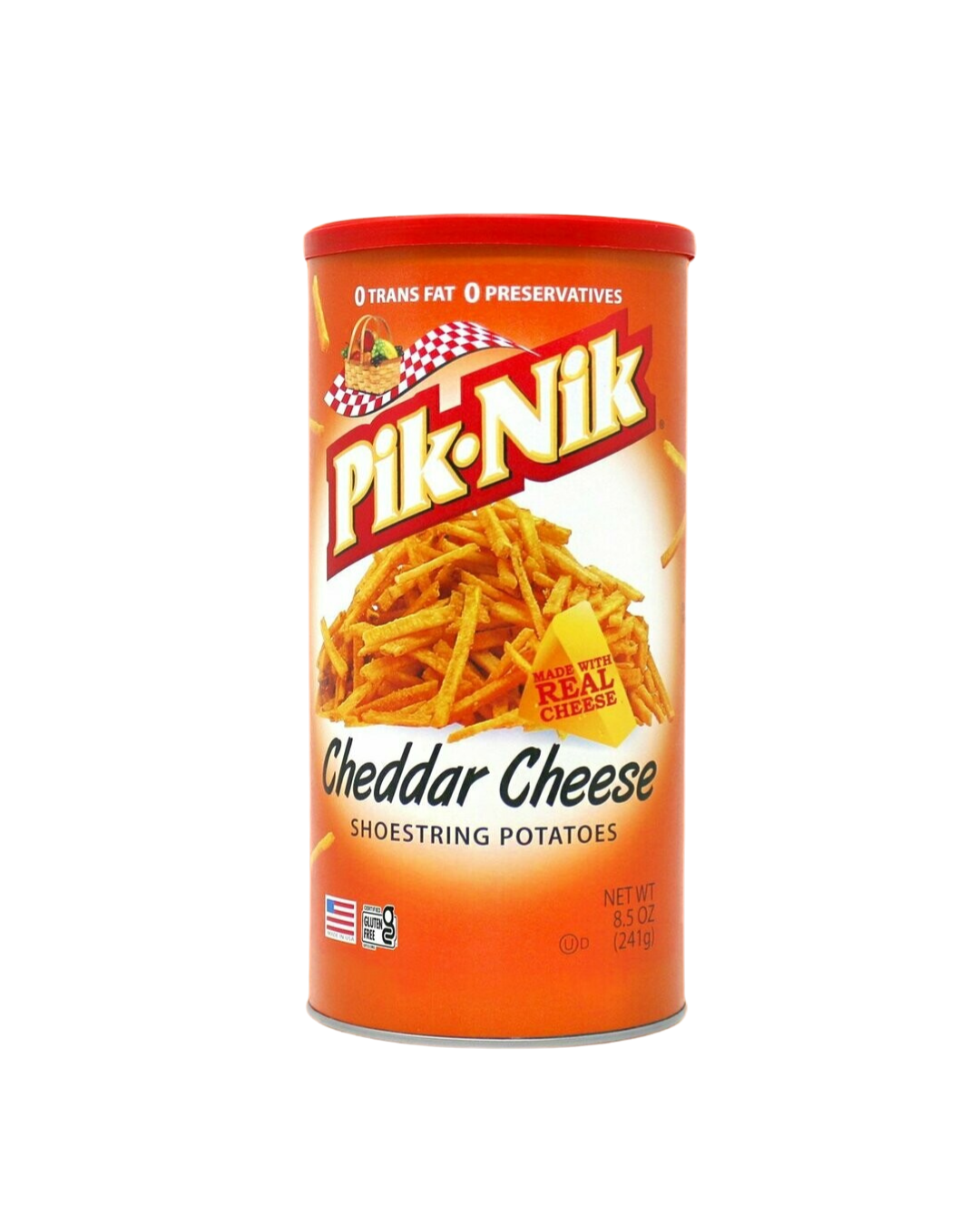 Pik-Nik Shoestring Cheddar Cheese (Large) - 12/9oz