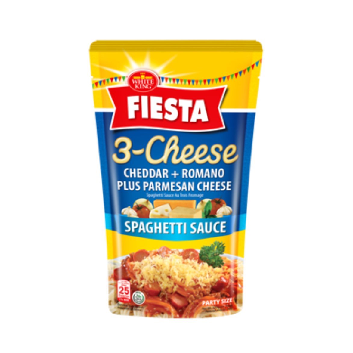 White King Fiesta 3 Cheese Blend Spaghetti Sauce - 12/900g | 31.75oz