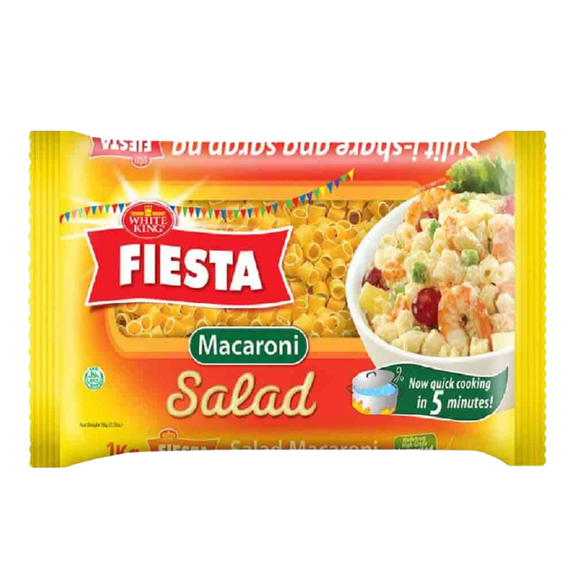 White King Fiesta Salad Macaroni - 12/1kg | 35.27oz