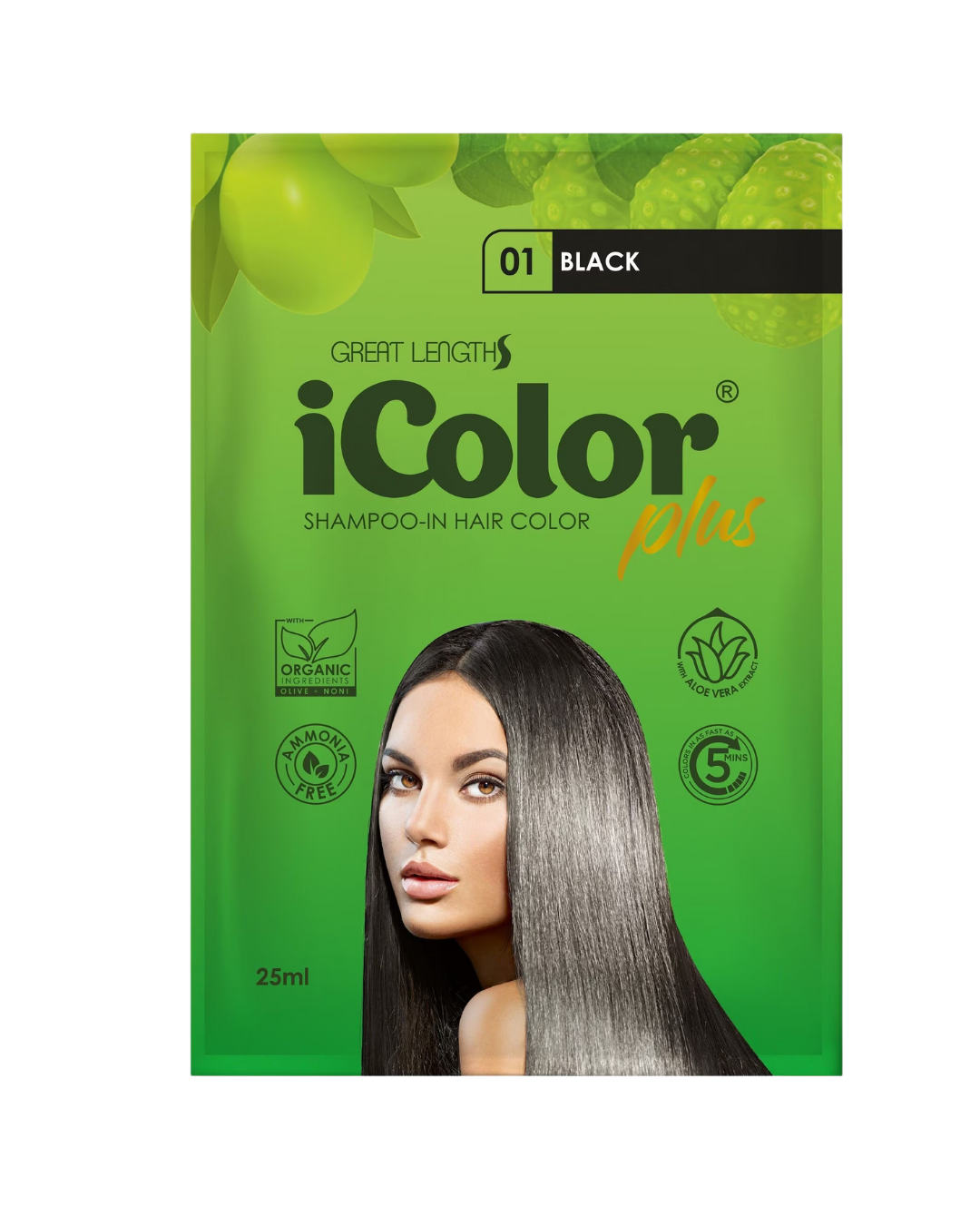 iColor Shampoo-In Hair Color – Black (1x10/25ml)