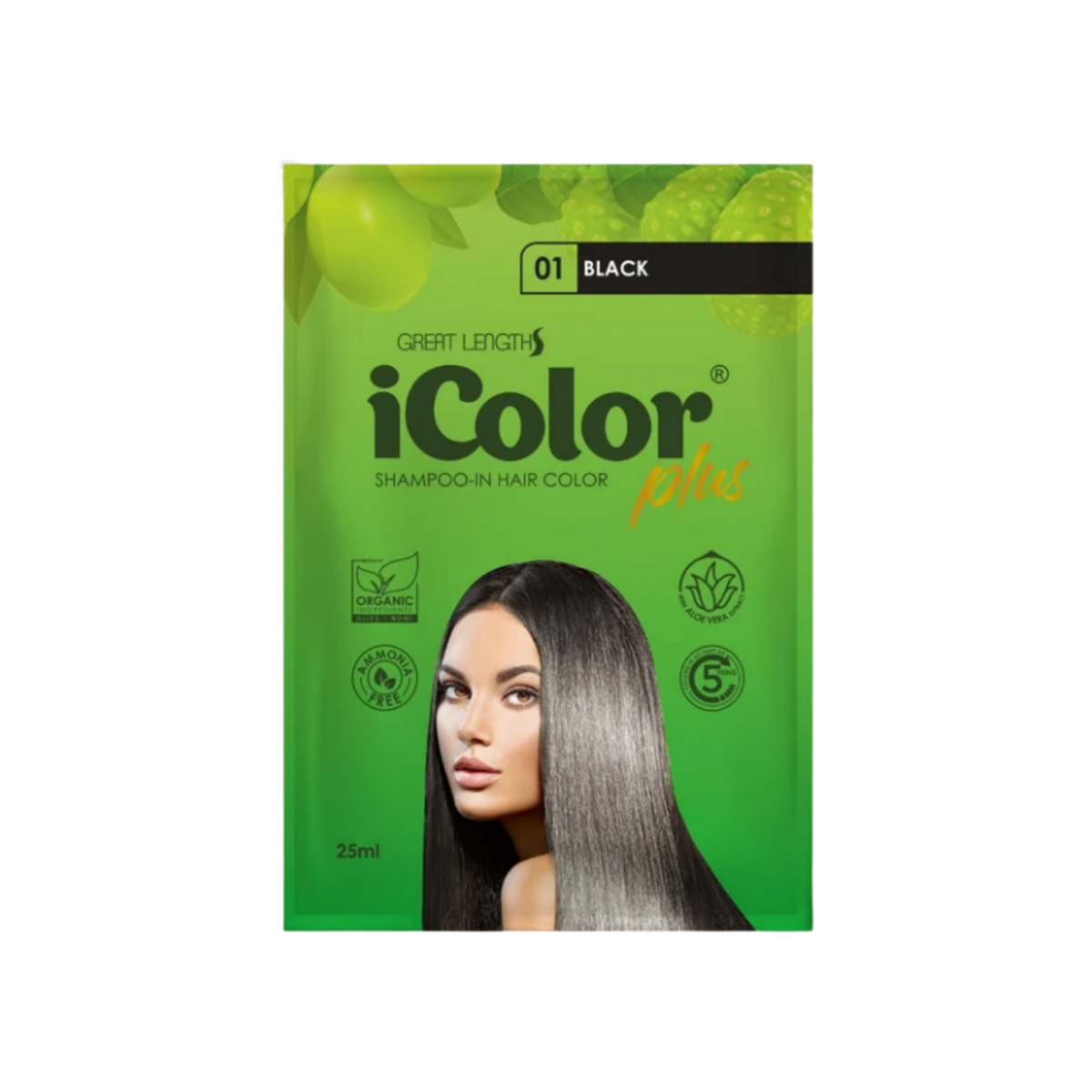 iColor Shampoo-In Hair Color – Black - 1x10/25ml