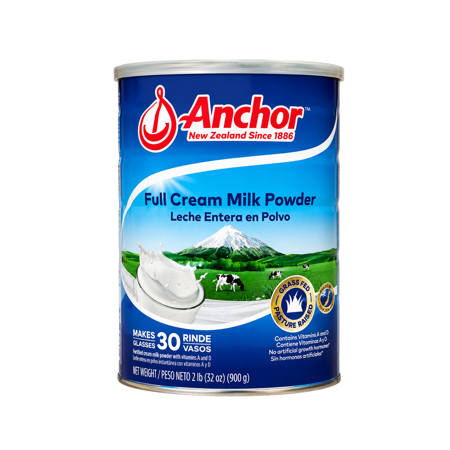 Anchor Full Cream Milk Powder - 12/900g | 32oz