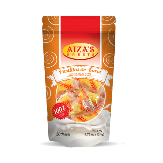 Aiza's Sweets Pastillas de Karot 20x20/134g | 4.73oz