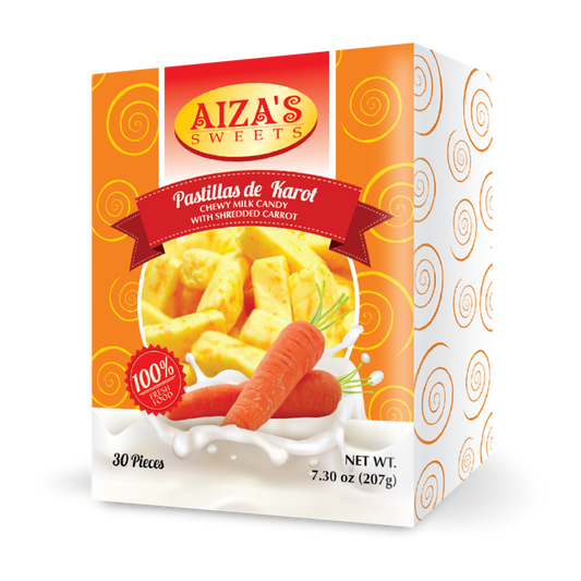 Aiza's Sweets Pastillas de Karot 30x25/207g |  7.3oz