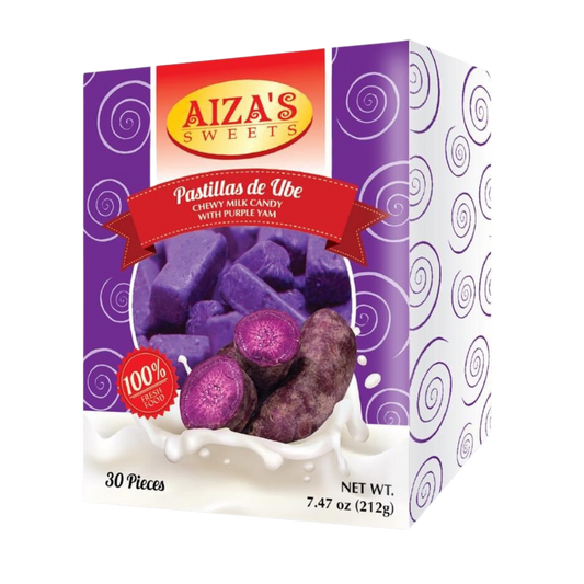 Aiza's Sweets Pastillas de Ube 30x25/212g | 7.48oz