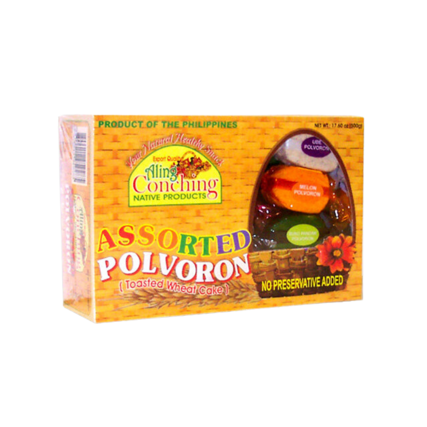 Aling Conching Assorted Polvoron in box - 18/500g  | 17.64oz