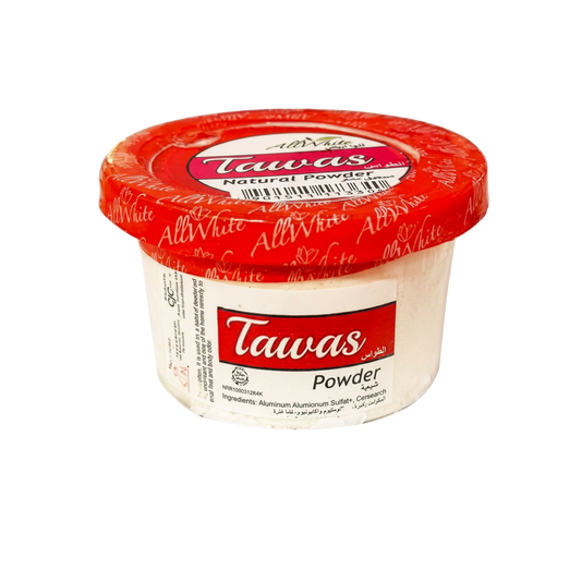 All White Natural Tawas Powder (Red) - 1x12/38g (432S)