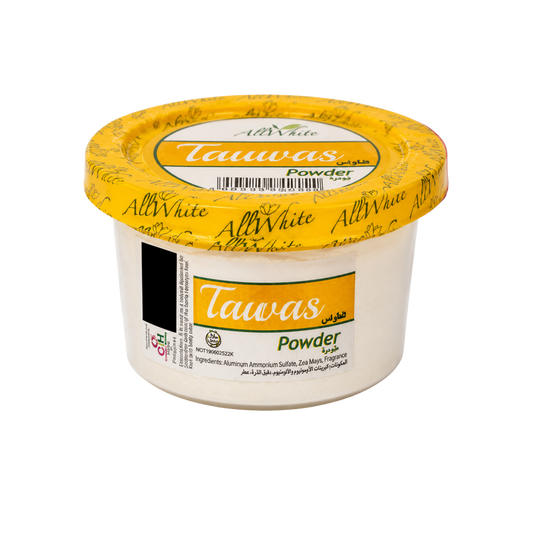 All White Tawas Powder w/ Perfume (Yellow) - 1x12/38g (432S)