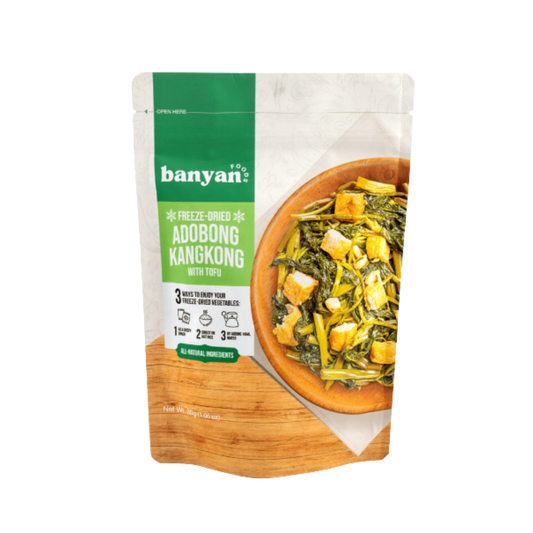 Banyan Foods Freeze-Dried Adobong Kangkong W/ Tofu - 24/30g