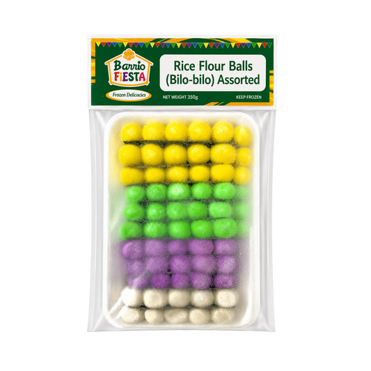 Barrio Fiesta Rice Flour Balls (Bilo Bilo) (Assorted)- 24/350g  |  12.35oz