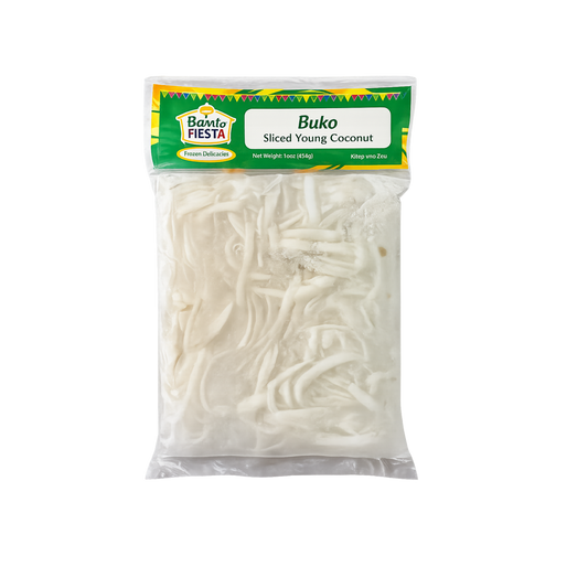 Barrio Fiesta Sliced Young Coconut (Buko) - 40/454g | 16oz