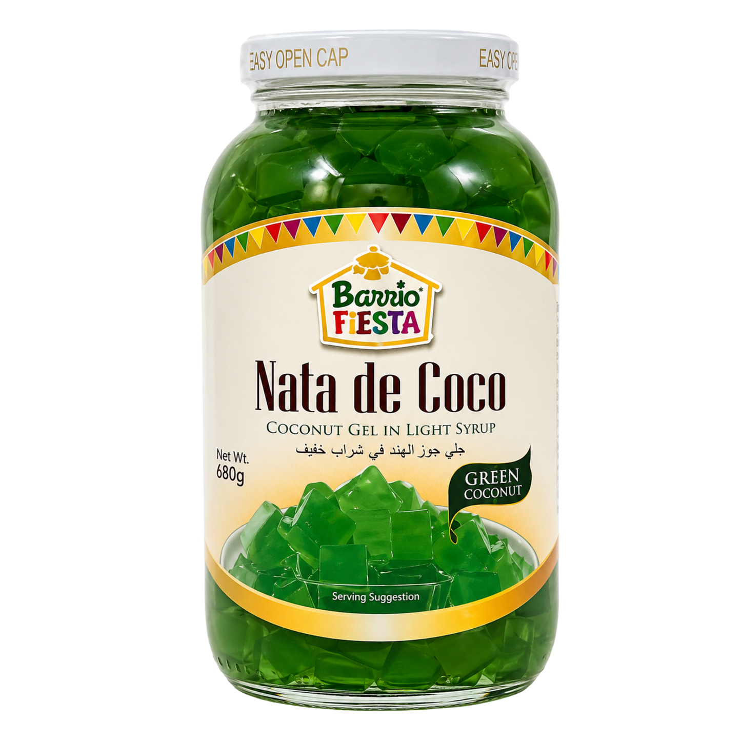 Barrio Fiesta Nata de Coco (Green) - 12/680g | 23.99oz