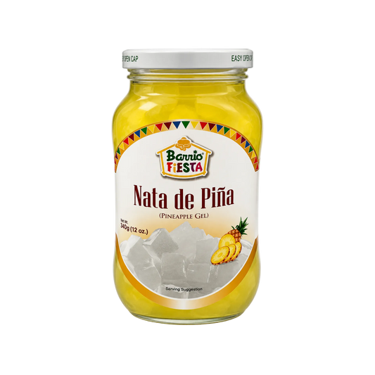 Barrio Fiesta Nata de Piña - Yellow 340g x 24 - 24/340g  | 12oz