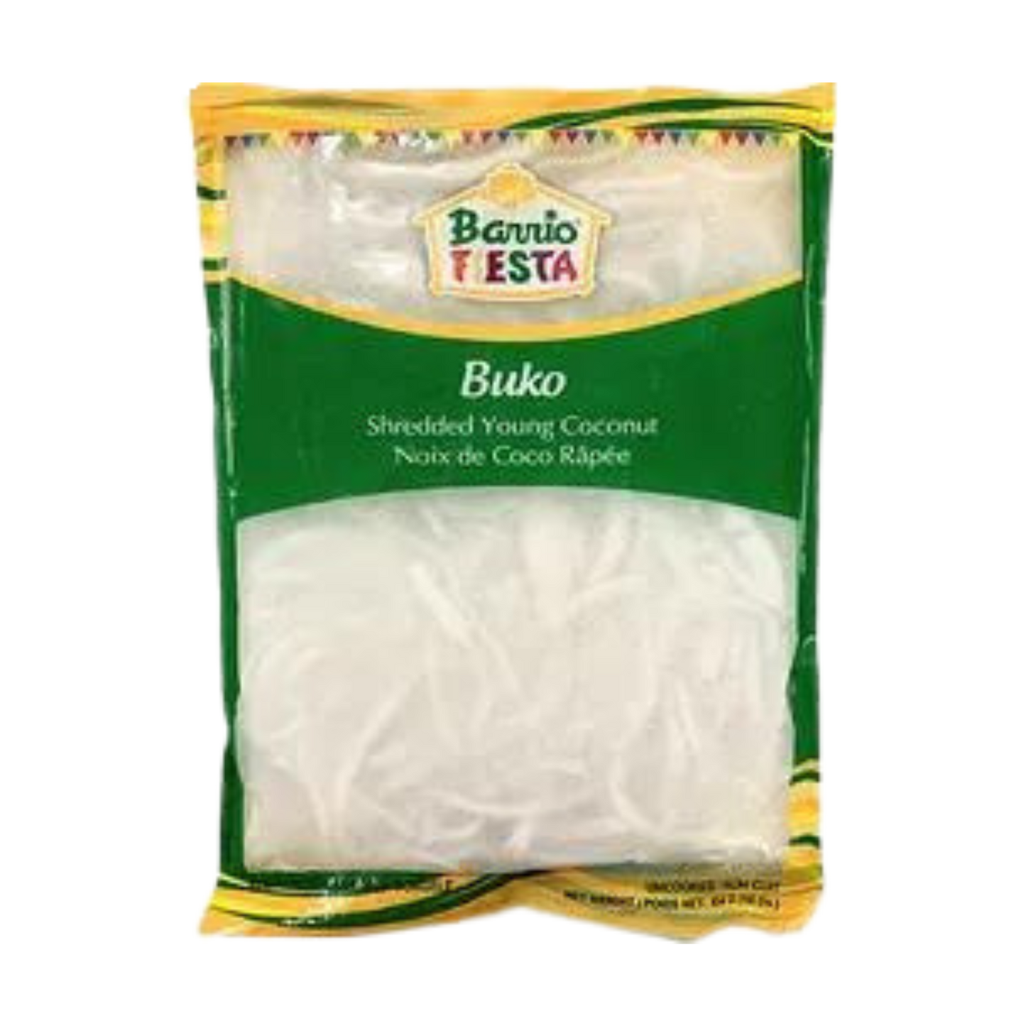 Barrio Fiesta Shredded Young Coconut - 40/454g | 16oz