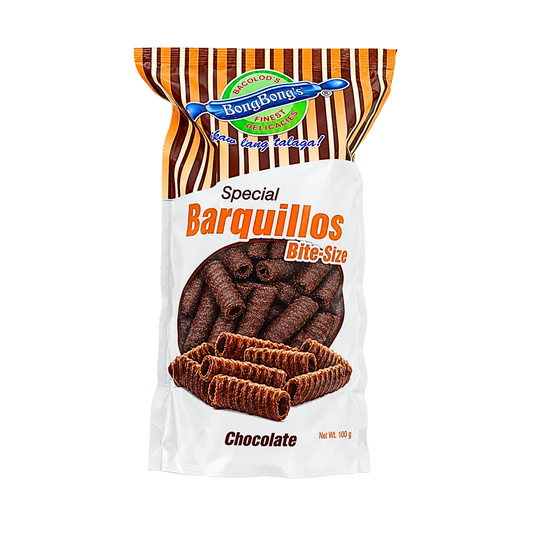 BongBong's Barquillos Bite Size (Choco) - 30/100g | 3.53oz