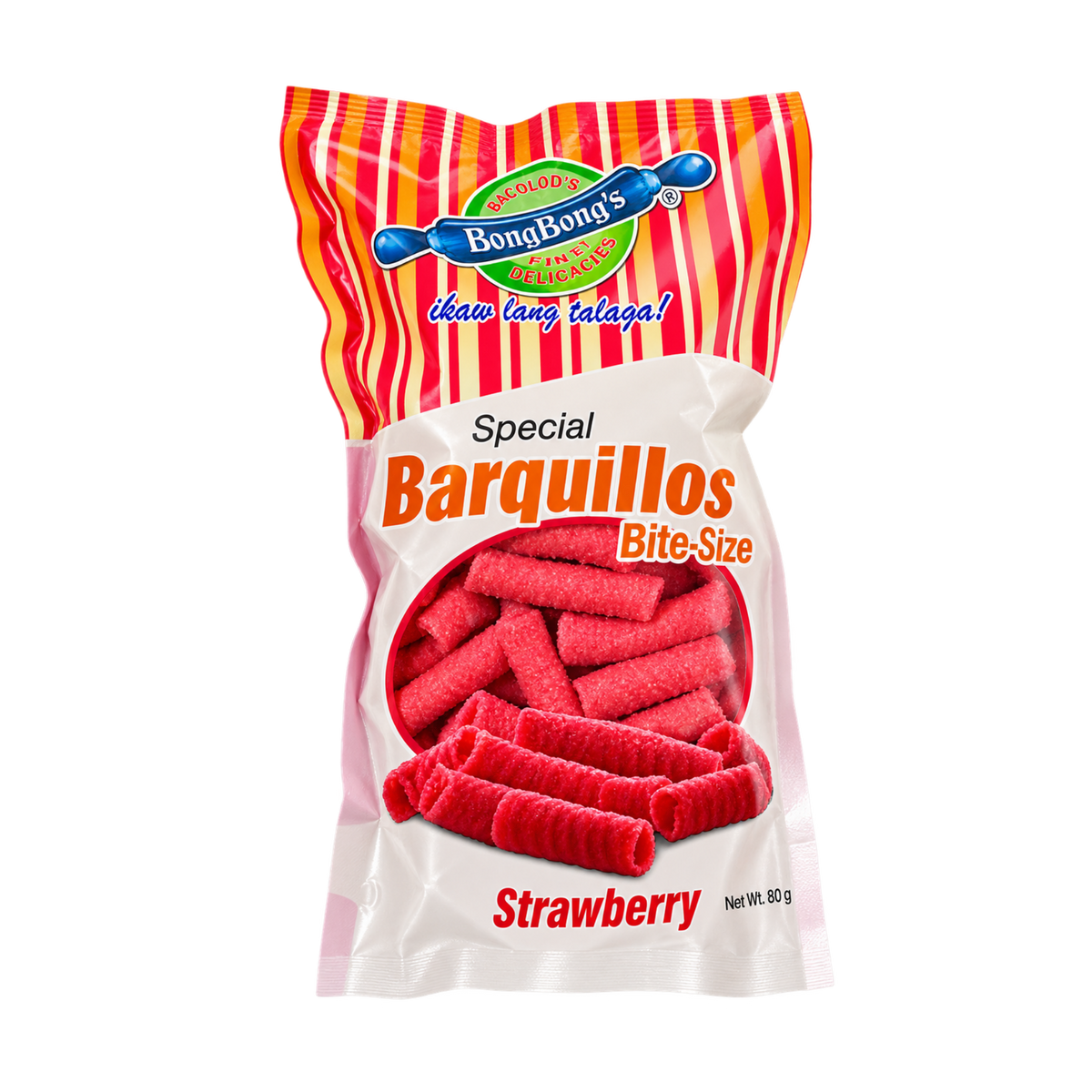 BongBong's Barquillos Bite Size (Strawberry) 100g - 30/100g | 3.53oz