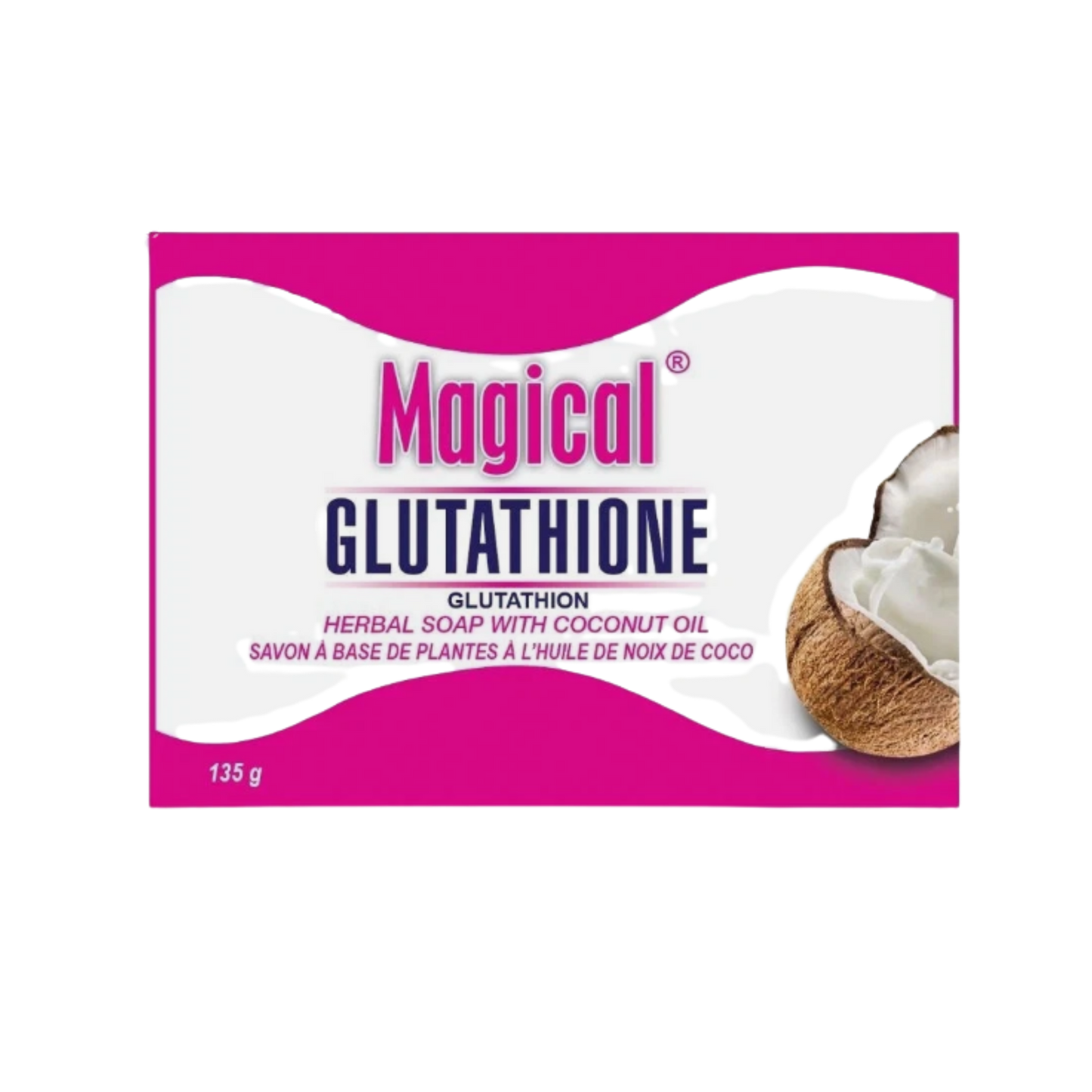 C&H Magical Glutathione Herbal Soap w/ Coconut Oil - 135g