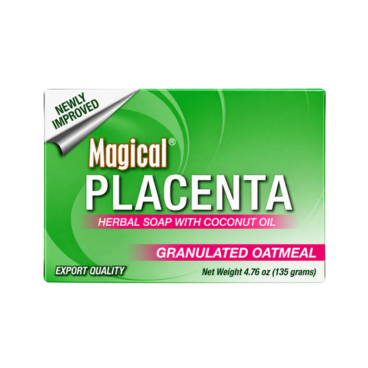 C&H Magical Placenta Herbal Soap w/ Coconut Oil Granulated Oatmeal - 135g
