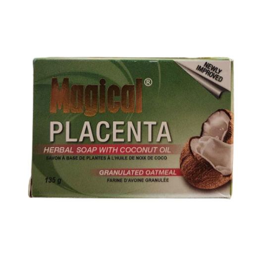 C&H Magical Placenta Herbal Soap w/ Coconut Oil Granulated Oatmeal - 135g
