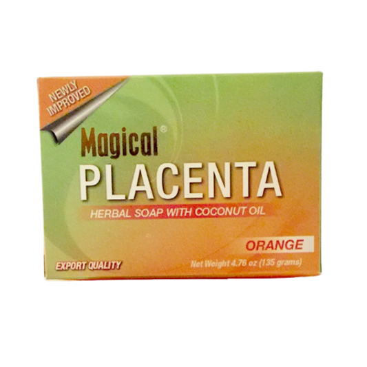 C&H Magical Placenta Herbal Soap w/ Coconut Oil Orange- 135g