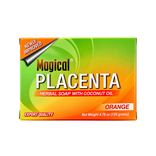 C&H Magical Placenta Herbal Soap w/ Coconut Oil Orange - 135g