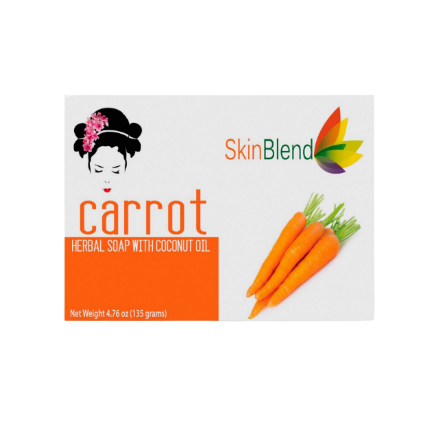C&H Skin Blend Carrot Herbal Soap w/ Coconut Oil - 135g