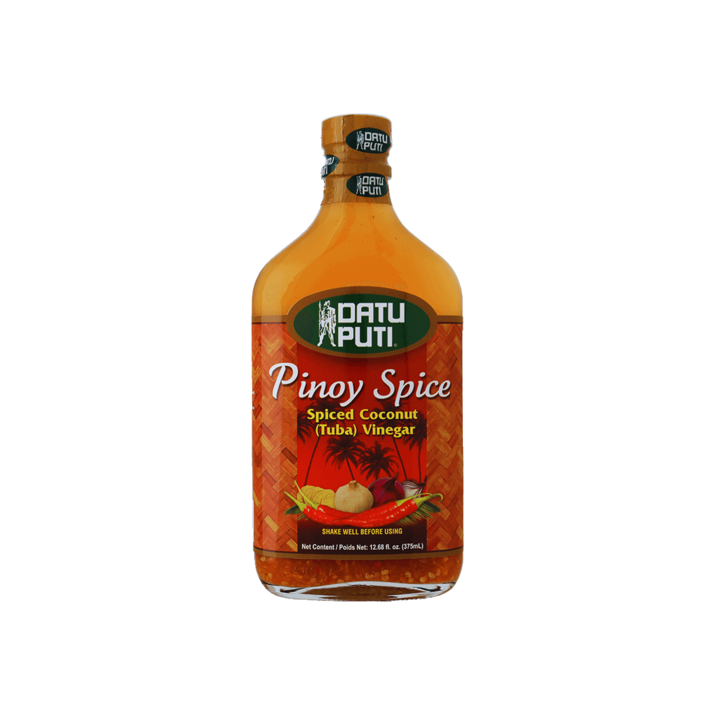 Datu Puti Pinoy Spice - Spiced Coconut (Tuba) Vinegar - 24/375ml  |  12.68fl oz