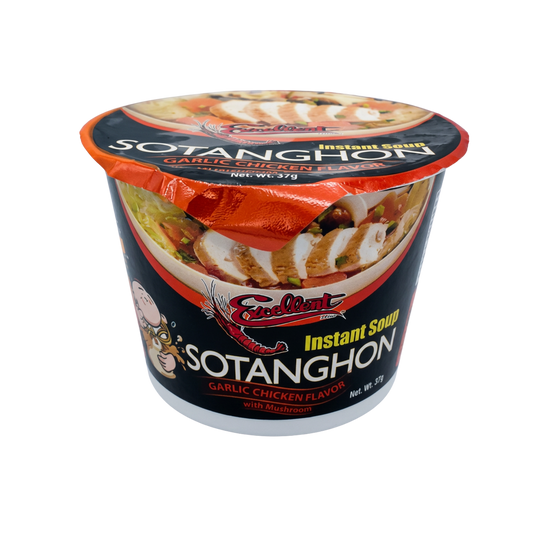 Excellent Instant Sotanghon Soup Garlic Chicken W/ Mushroom - 24/37g