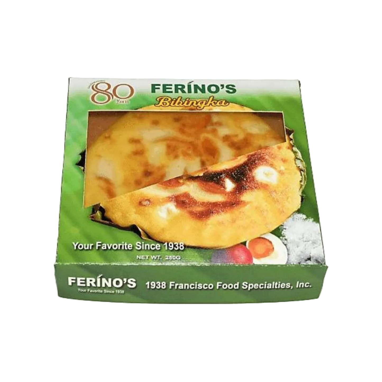 Ferino’s Bibingka Classic Salted Egg- 20/250g | 8.82oz