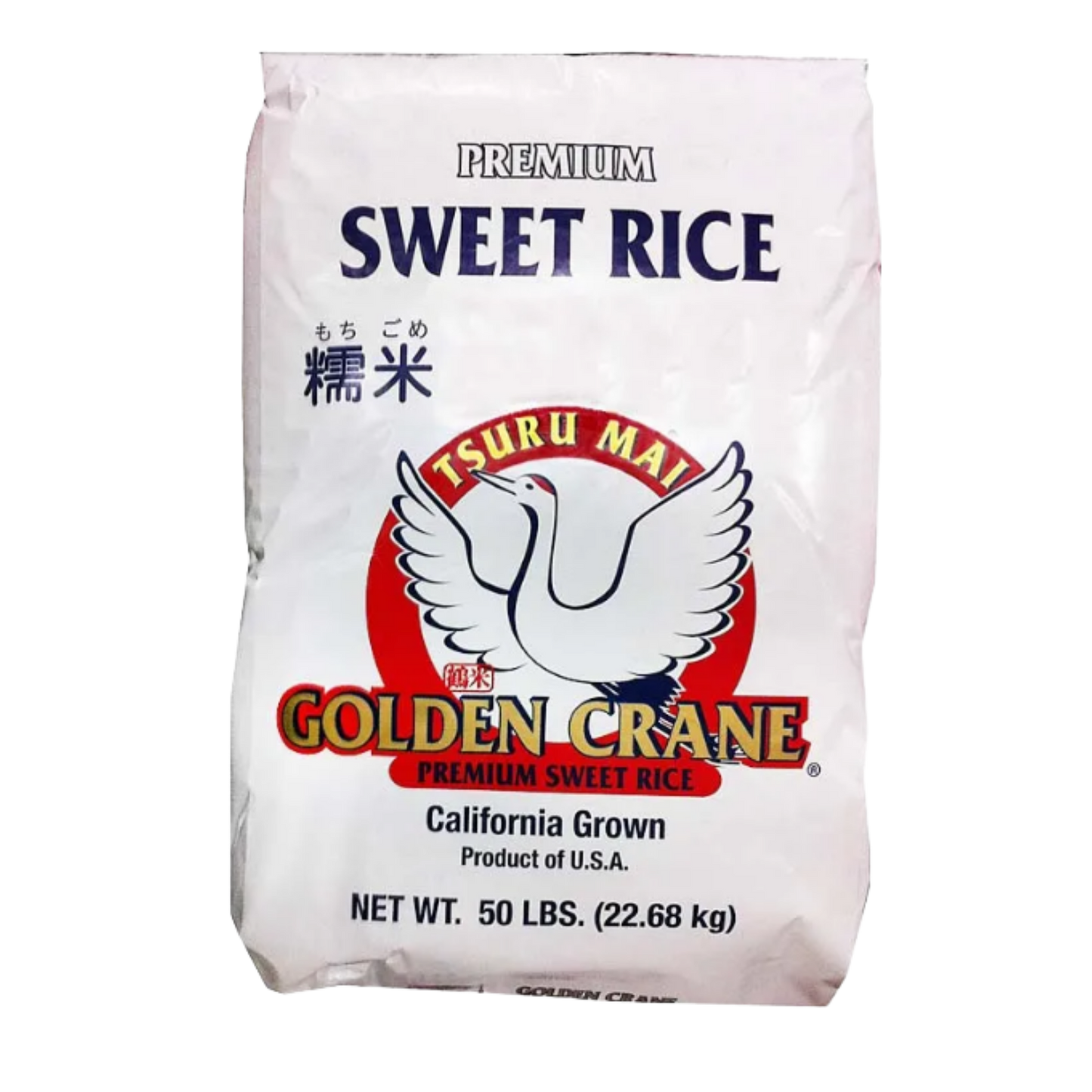 Golden Crane Sweet Rice - 50Lbs