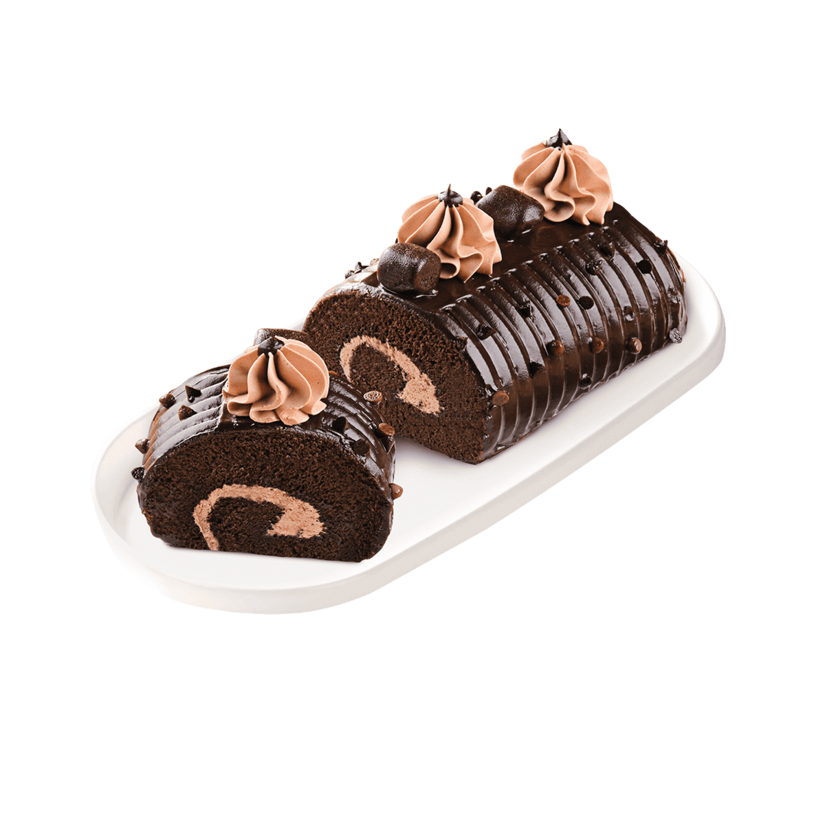 Goldilocks Choco Overload Half Roll Cake - 12/465g