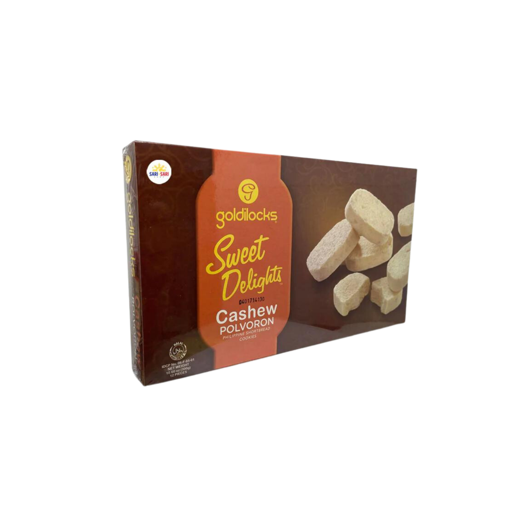 Goldilocks Sweet Delights Polvoron Cashew 12x25 25g 0 88oz WOW Goldilocks sweet delights polvoron cashew 12x25 25g 0 88oz wow