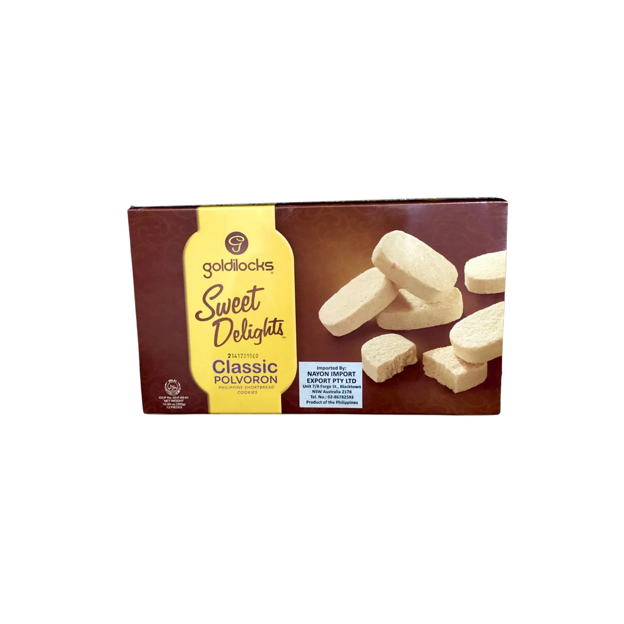 Goldilocks Sweet Delights Polvoron Classic 12x25 25g 0 88oz WOW Goldilocks sweet delights polvoron classic 12x25 25g 0 88oz wow