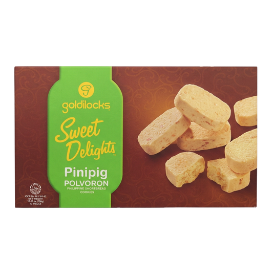 Goldilocks Sweet Delights Polvoron (Pinipig) - 12x25/25g | 0.88oz