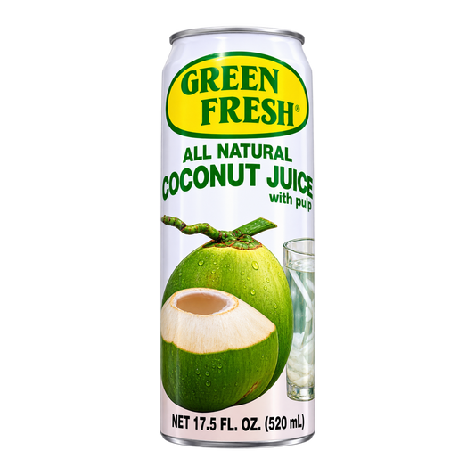 Green Fresh Coconut Juice with Pulp - 24/17.5oz