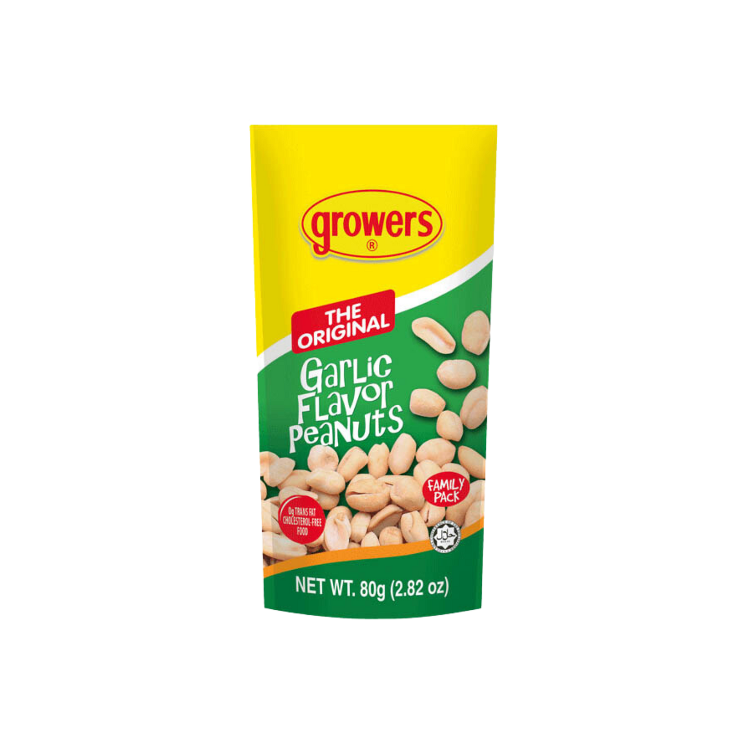 Growers Peanuts Garlic Flavor (Family Size) - 24/80g | 2.82oz